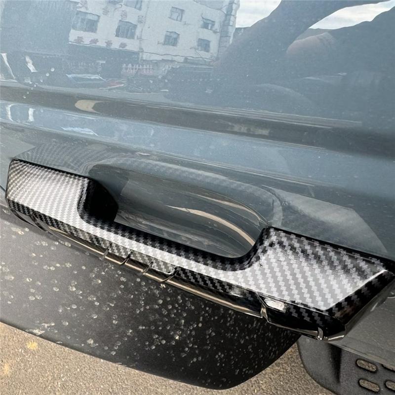 Car Exterior Door Handle Cover Trim For Ford Bronco 2024 Accessories Carbon Fiber LHD