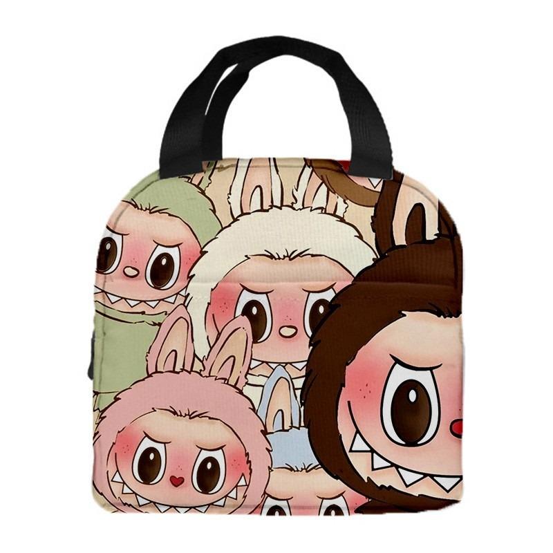 Lunch Bag Cartoon Tote Bag Student Bento Bag Aluminum Foil Thermal Insulation Meal Bag Lunch Box Bag