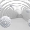 Фото обои абстрактный туннельный декор 3D круговой шар Гостиная диван ТВ фон настенная домашняя роспись