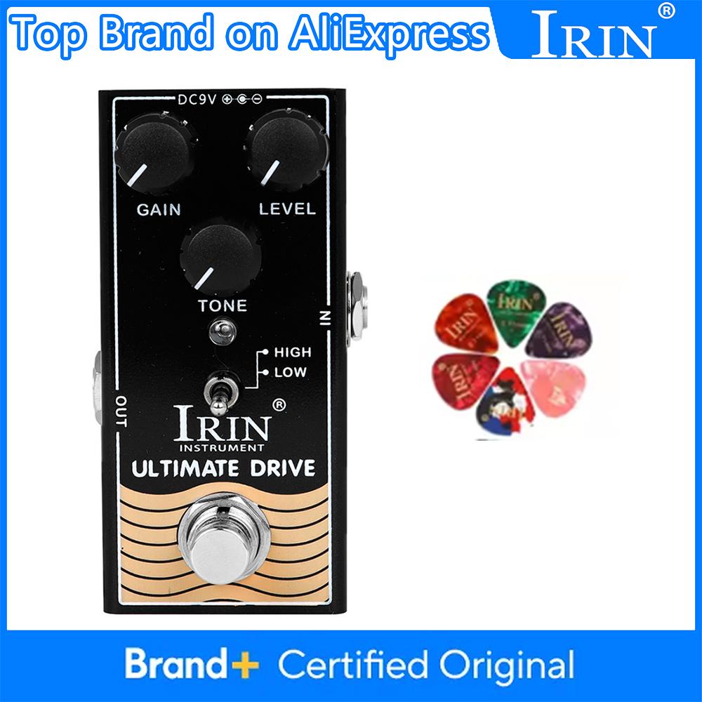 IRIN RF-02 Ultimate Drive Guitar Effect Pedal Overdrive Effects Between Distortion&Overdrive Electric Guitar Parts True Bypass
