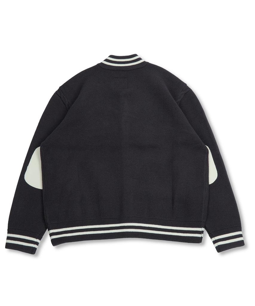 Кардиган Mudsalt Modal в стиле varsity, цвет угольный