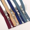 Meetee 5# Metal Zipper 40/50/60/70/80cm Single Slider Open-end Zippers Clothes Closures Zips Repair Kit DIY Sewing Accessories