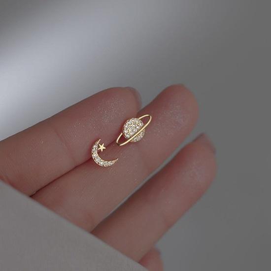 Серьги-кольца из стерлингового серебра 925 пробы с иглой, в виде клевера, модные, элегантные, для свадебной вечеринки, аксессуары для ювелирных изделий, подарок для женщин, девушек