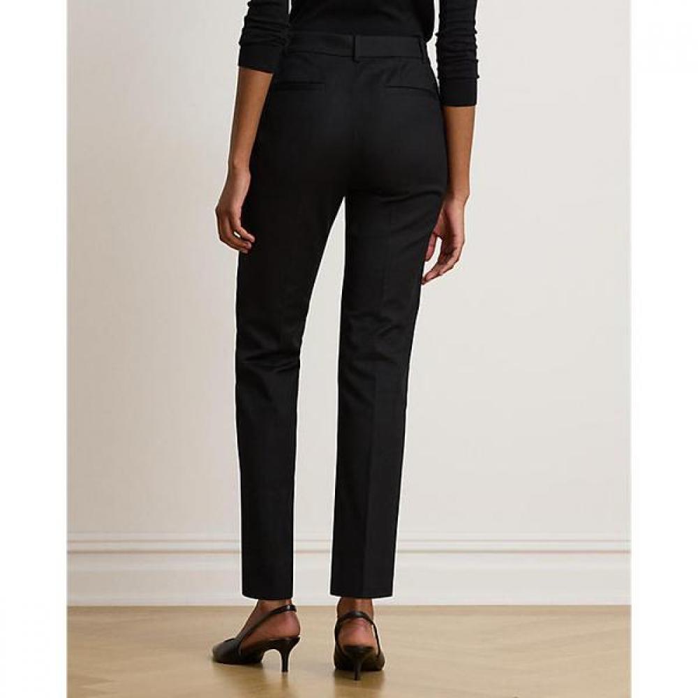 Lauren Ralph Lauren Double Face Cotton Slim Straight Pants Wmlrpntsbv20360001