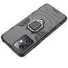Xiaomi Redmi Note 12 / Poco X5 5G Magnetic Ring Armor Case - Durable Black Protective Cover