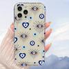 Любовь к цветным глазам подходит для чехла на мобильный телефон Apple 12 iPhone16/15/14 прозрачный 16promax противоударный 7P