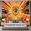 Custom Name Text Tapestry Hull FC Personalized Polyester Wall Tapestry For Bedroom And Room