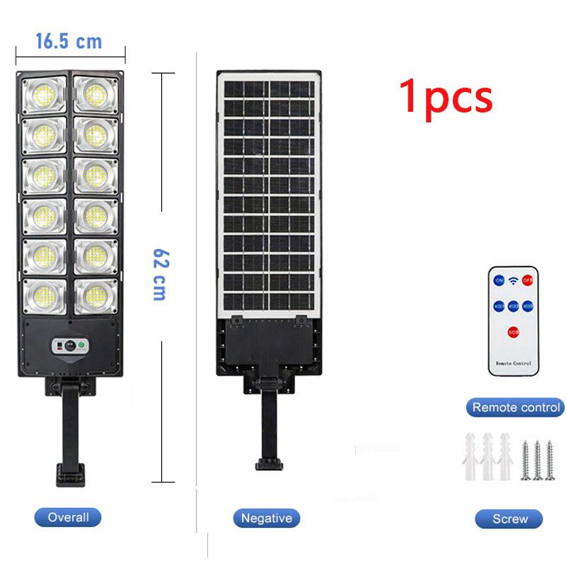 Мощные солнечные фонари для улицы, сверхяркий солнечный уличный фонарь 720 LED, солнечный настенный светильник, солнечный прожектор для гаража, сада, двора