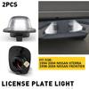 2x Светодиодный фонарь подсветки номерного знака для Nissan 98-2004 Frontier 94-2004 Xterra