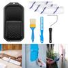 Microfiber Paint Rollers with Paint Tray Ergonomic Handle Design Multipurpose Easy To Use Small Roller Paint Brush Set