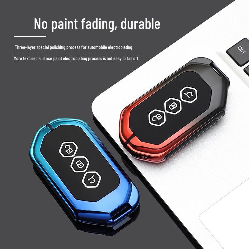 2020 Wuling Victory Key Case: Smart Remote Metal Cover with Full Wrap Protection and Buckle