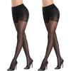 Kave 2 пары черных прозрачных колготок женские колготки с поддержкой живота 40 ден устойчивые к затяжкам качественные нейлоновые колготки