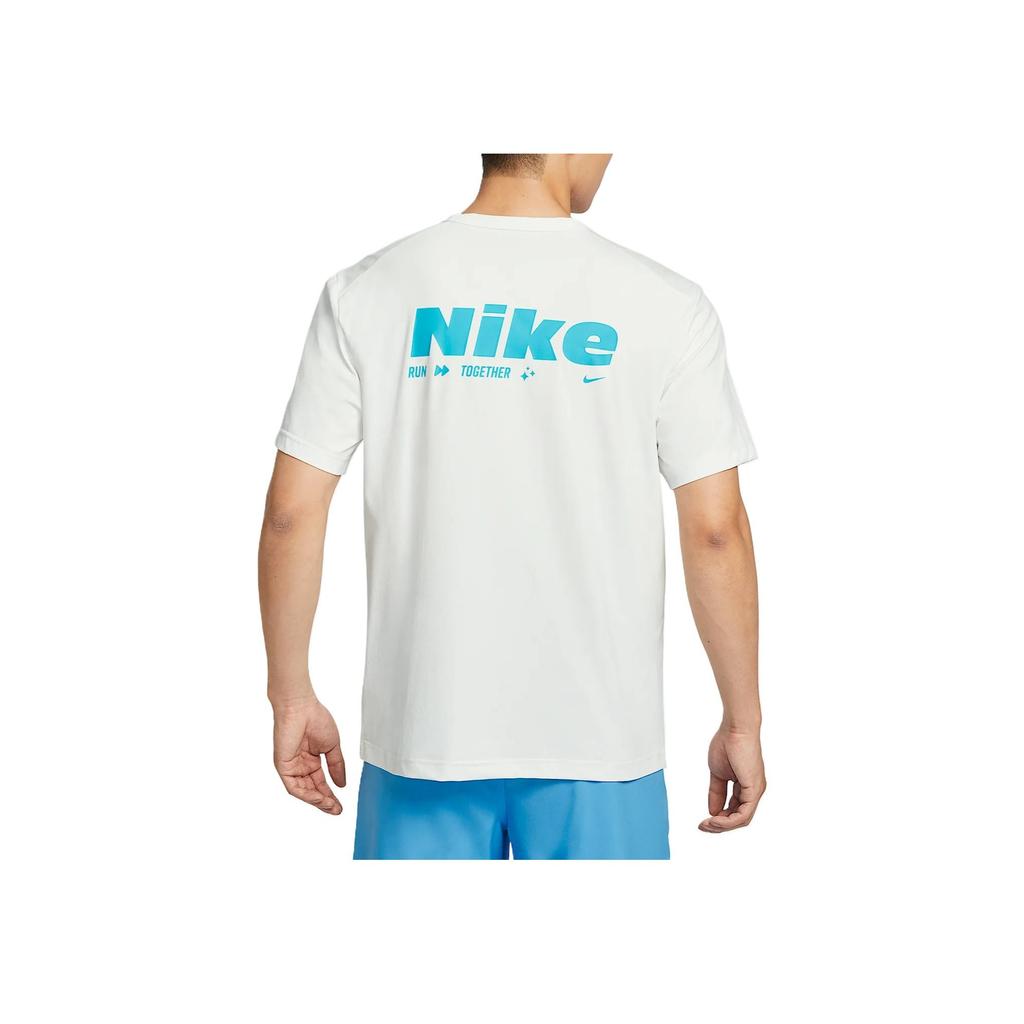 Nike Dri-Fit Hyverse Удобная Мягкая Влагоотводящая Универсальная Модная Футболка с Коротким Рукавом Мужские Топы Белый HV4882121