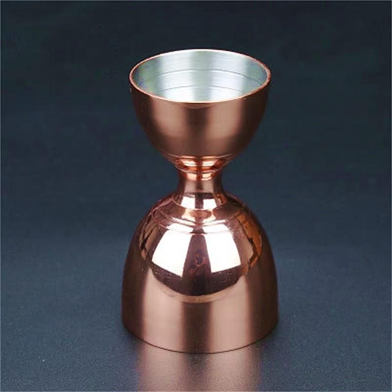 Cocktail Shaker Bar Set Copper Gold Plated Shaker Barware Set - 4 Pieces Bartender Cocktail kit