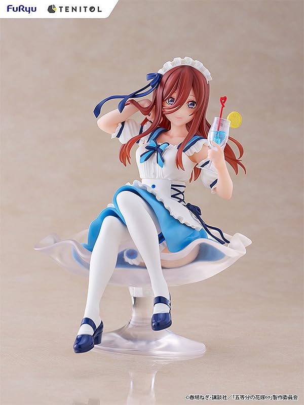 Квинтэссенция квинтуплетов TENITOL Fig a la mode Miku Пластиковая предварительно окрашенная готовая фигурка