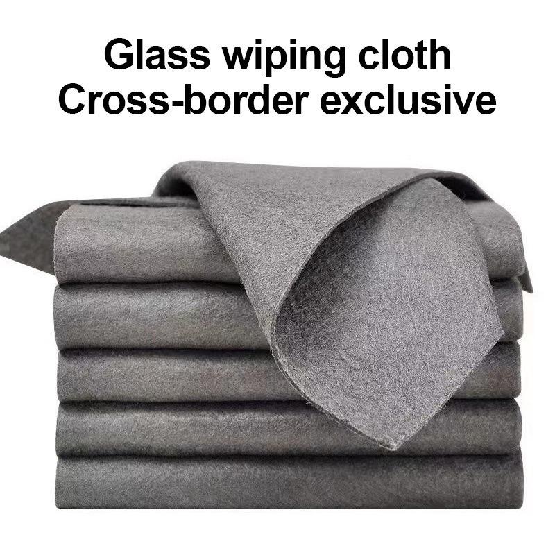 Утолщенная салфетка для чистки стекла, Без разводов, Без водяных знаков, Не линяет, Впитывающая, Специальная волшебная салфетка для чистки бытовых зеркал