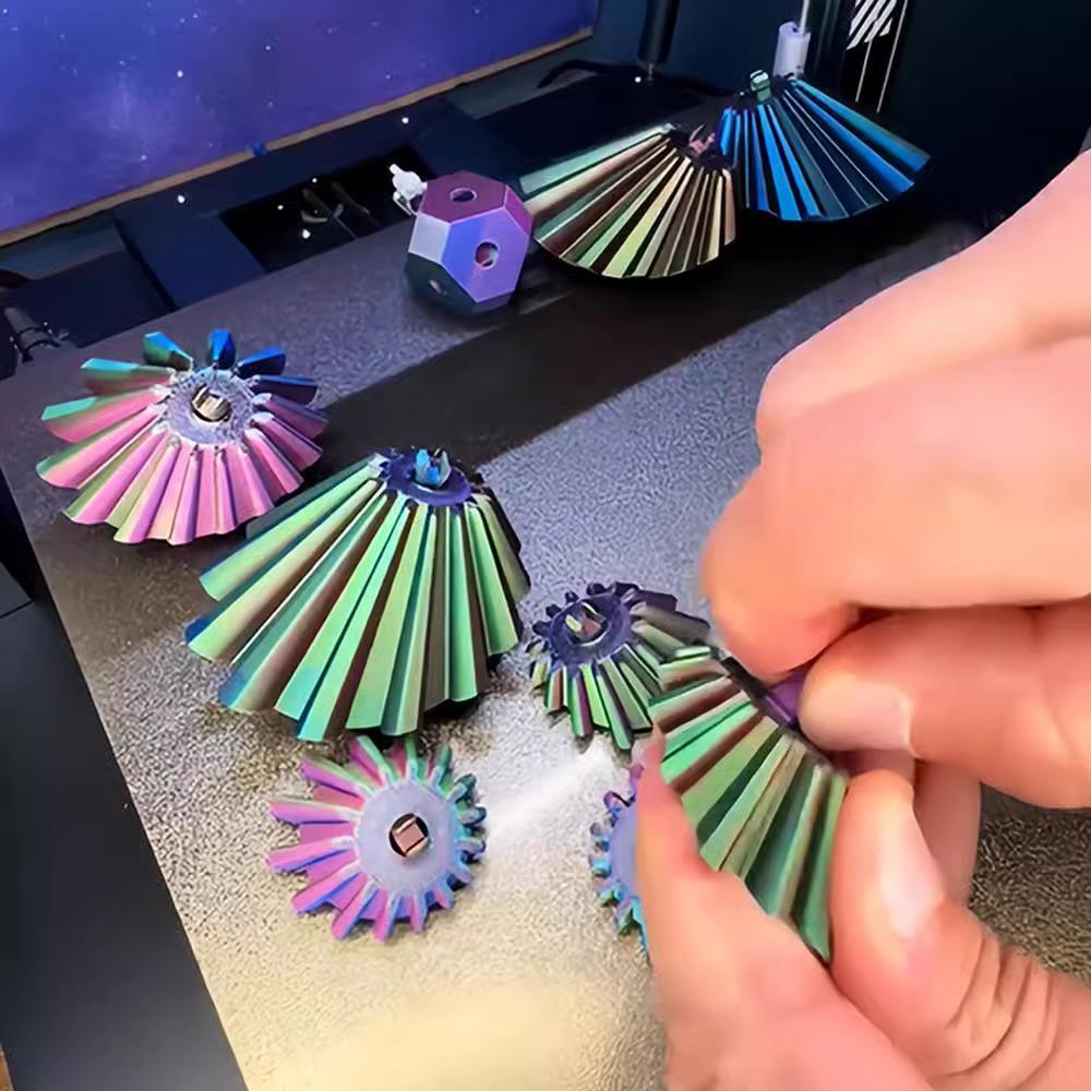 Вращающийся шарик-шестеренка, напечатанный на 3D-принтере