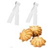 Зажим для выпечки из нержавеющей стали - Универсальный зажим для хрустящих грецких орехов, Форма для хрустящего арахиса и булочек, Безопасные для пищевых продуктов кухонные щипцы для инструментов для выпечки