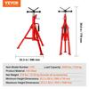 V Head Pipe Stand Adjustable Height 28-52 inch 4500lbs/2 Tons Pipe Jack Stands Folding Portable High Folding Pipe Stand with V Head Fold A Trailer