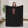 Damon Salvatore Flannel Blanket  Soft Durable Bedding Throws for Couch Bed Airplane Travel Novelty Bedspread Sofa Bed Cover