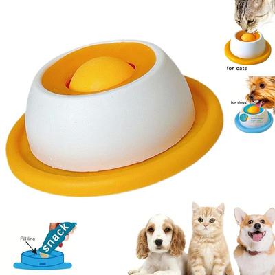 Коврик для вылизывания для домашних животных, тарелка для вылизывания йогурта, миска для медленного кормления для собак и кошек - интерактивная миска для лакомств, способствует здоровью зубов, коврик для вылизывания для домашних животных