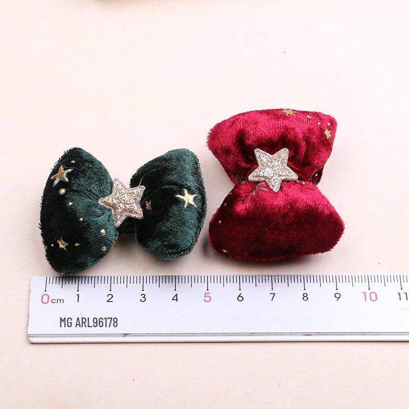 DIY Christmas Hair Clips: Antler, Sequin, and Bow Embellishments for Kids