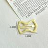 Little Girl Dopamine Bow Hair Clip Children's Cute BB Clip Baby Side Clip Girl Back of Head Broken Hair Hairpin