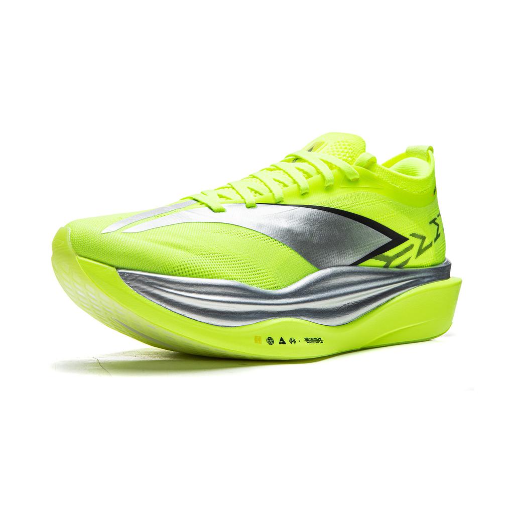 Li Ning Feidian 6 ELITE Амортизация Скользкая Устойчивая к истиранию Отскок Низкий верх Углеродная пластина Беговые кроссовки Унисекс ARMW001-1