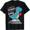 Happy Father's Day Daddy Dino Son For Mom TRex Toddler Boy T-Shirt
