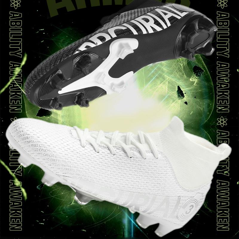 Мужские футбольные бутсы 31–48 лет, носки с длинными ногтями, профессиональные детские футбольные бутсы для соревнований, тренировок