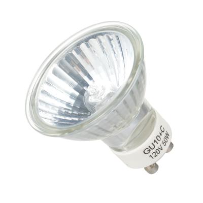 120 В 50 Вт GU10 + C лампочка с регулируемой яркостью, теплая белая лампа 2800 К для подогрева свечей