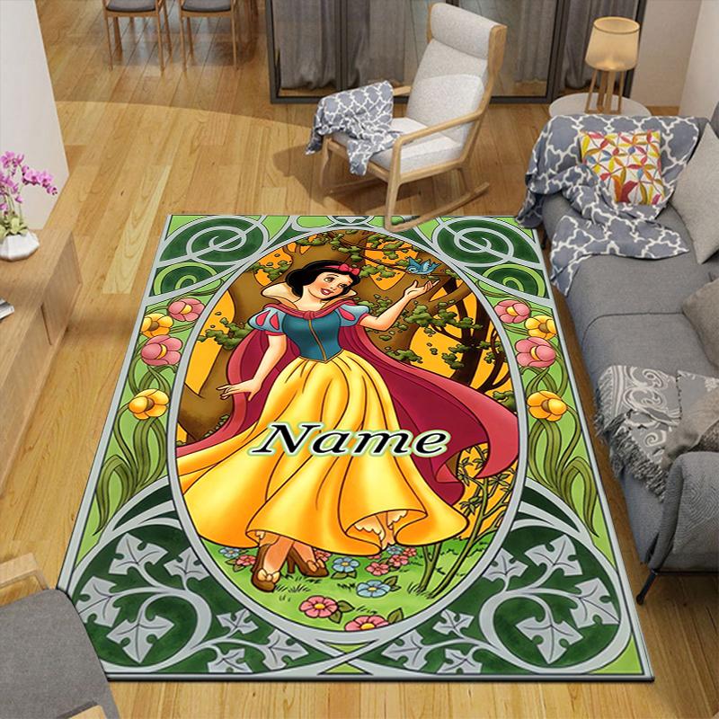 Custom 1Pc Snow White'S Garden Rug Office Carpet Indoor Outdoor Entrance Doormat Nonslip Soft And Comfortable Living Room D916239