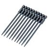 10 шт. 100 мм 1/4" Шестигранный хвостовик T9 Магнитные Биты-отвертки Torx Security (Звездочка) Комплект