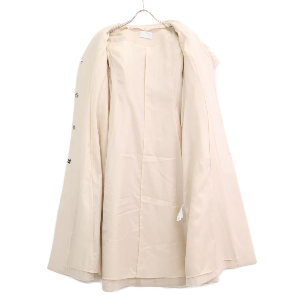 CELFORD CWFC215065 Ivory Cape Dress Coat Coat 36 IvoryUsed