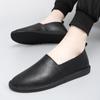 FashionMen Loafers 2024 Cow Leather Shoes Men Casual Shoes Slip On Moccasins Breathable Man Driving Flats Leather Shoes Men Moccasins