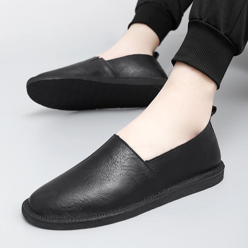 Men Loafers 2024 Cow Leather Shoes Men Casual Shoes Slip On Moccasins Breathable Man Driving Flats Leather Shoes Men Moccasins