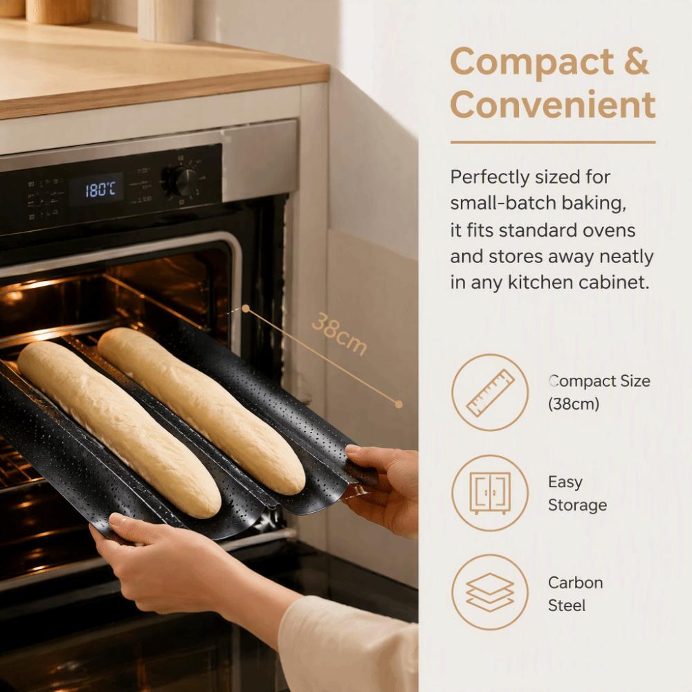 Nonstick Baguette Pan 2/3/4 Slot Bread Baking Mold New French Bread Pan Bread Baking