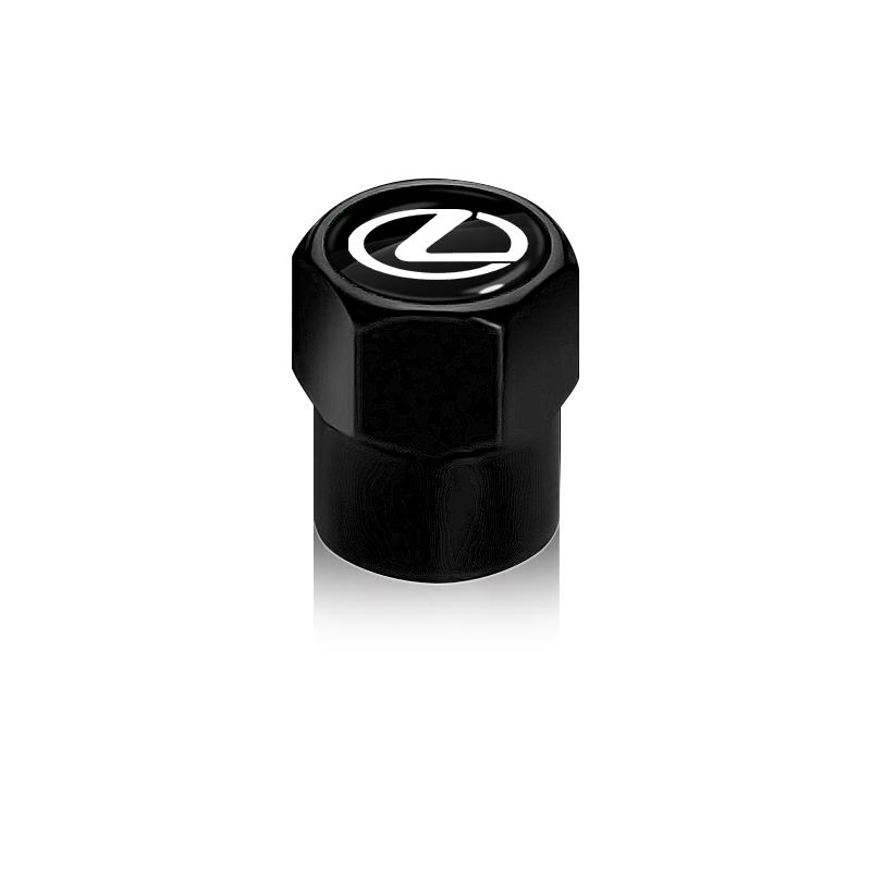 4Pcs Car Tire Valve Caps Emblem Metal Cap Case Car Accessories For Lexus CT200H IS250 RX300 RX350 RX450H LS460 GX460 GX470 ES350