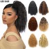 Ponytail Extensions for Women Wavy Curly Ponytail Wig Extensions Synthetic Ponytail Hairpiece for Women