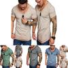 Fashion Men's Casual Tops V-neck T-shirt With Slim Fit And Premium Cotton Blend