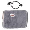 Hand Warmer Heat Pack Cute Rechargeable Electric  Water Bag Safety Rabbit Fur Reusable  Water Bottle Handwarmer