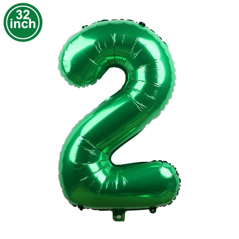 Multi Color Large Numbers 3 Balloon 32Inch 1 2 3 4 5 6 7 8 9 Birthday Ball Red Digit Bachelorette Balloons Figure Golob Balloons