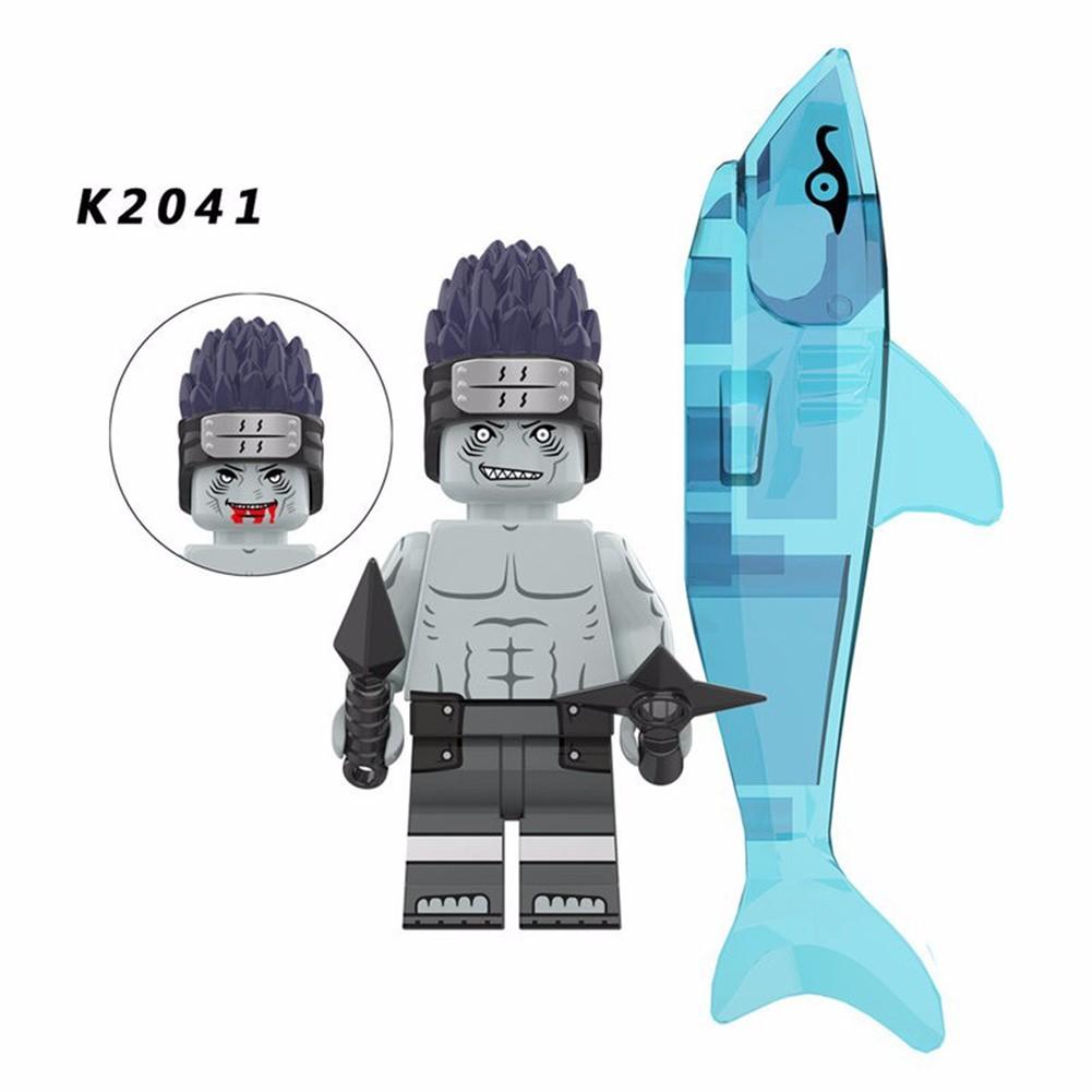 Cartoon Ninja Series Minifigures Naruto Uzumaki Children Assembled Building Block Doll Toys For Kids Educational