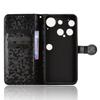 For Nothing Phone (3) 5G Wallet Case Dot Pattern Imprint PU Leather Phone Cover with Wrist Strap