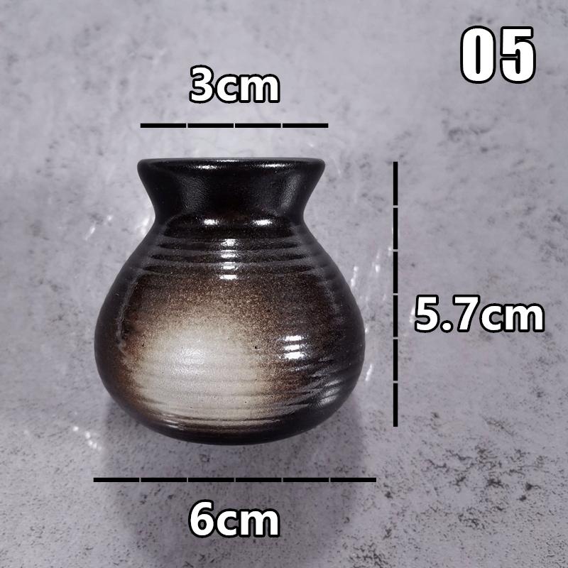 Магазин суши Декор для тарелки сашими Маленькая бутылка Бочонок для сухого льда Керамический держатель для зубочисток Японский стиль Фруктовые палочки Контейнер Банка Коробка