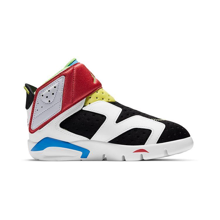Air Jordan 6 Retro Little Flex PS Multi White Детские кроссовки Ghost-Green Black Coast CT4416-103