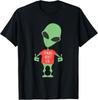 Funny Alien Humans Aren't Real Cute UFO Gift T-Shirt