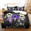 Fashion 3D Printing  Anime Murder Drones Bedding Set Cartoon Three-piece Set Adult Kid Bedroom Duvet Cover Sets  Home Textiles
