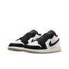 Jordan Air Jordan 1 Вишневый Цвет Розовый Кожа Устойчивая к истиранию Низкие Баскетбольные Кроссовки Унисекс Розовый 553558-092(Команда1119-)