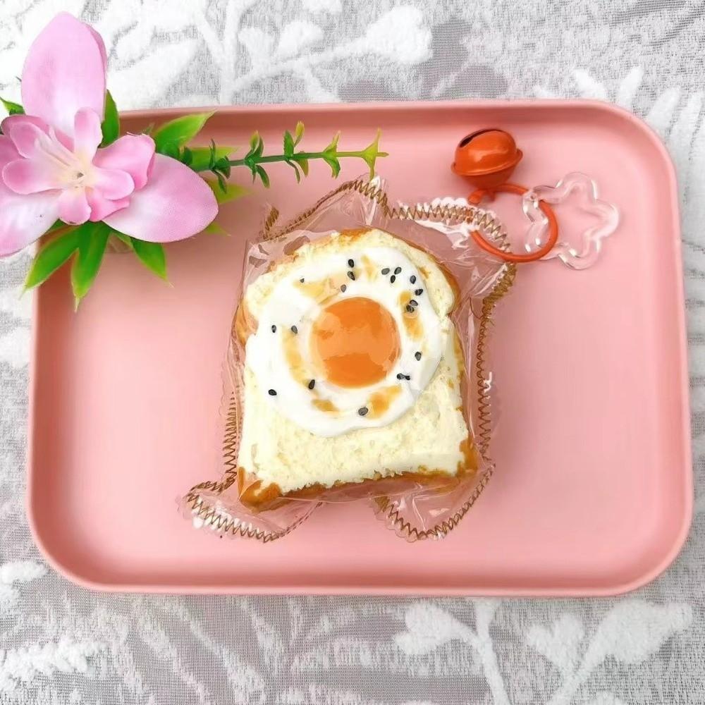 Double Layer Stress Relief Toy Slow Rising Fidget Toy Realistic Bread Toy Photography Props